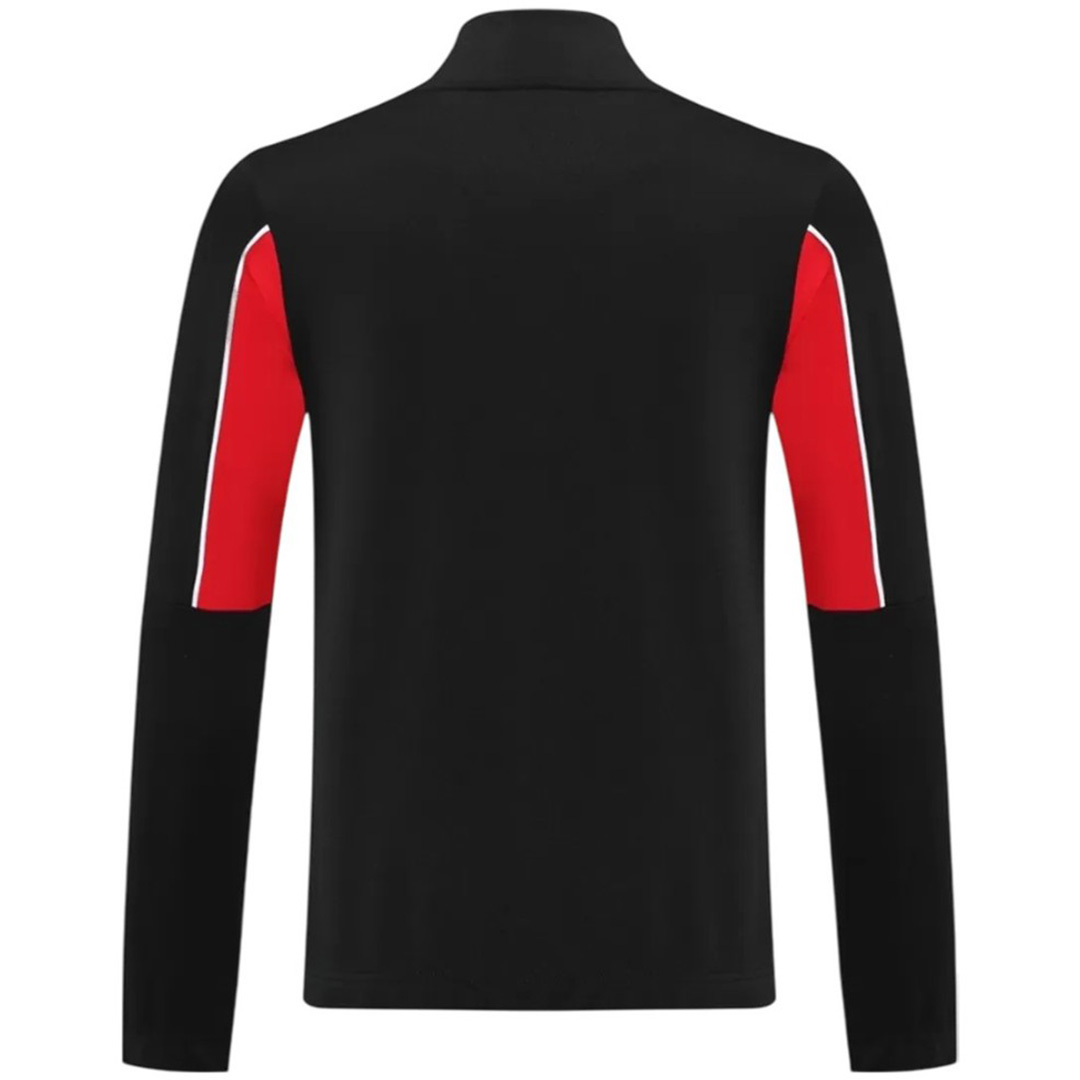 AC Milan Anthem Jacket Black 2025/26 (back view)