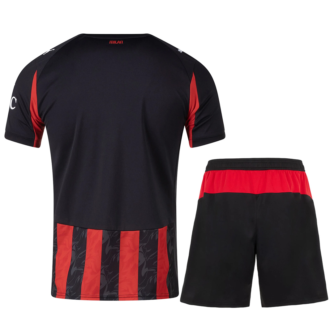 AC Milan Home Jersey Kit 2025/26 (back view)