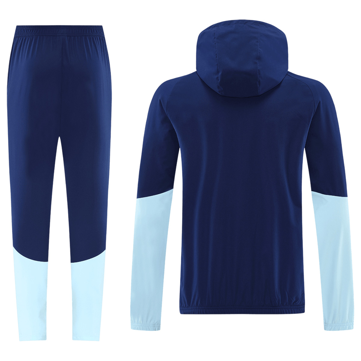 Argentina Windbreaker Hoodie Kit(Jacket+Pants) Navy 2026 (back view)
