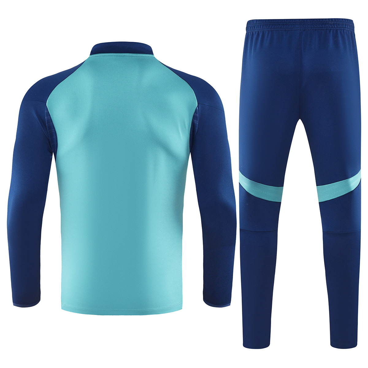 Arsenal 1/4 Zipper Sweat Kit(Top+Pants) Green 2025/26 (back view)