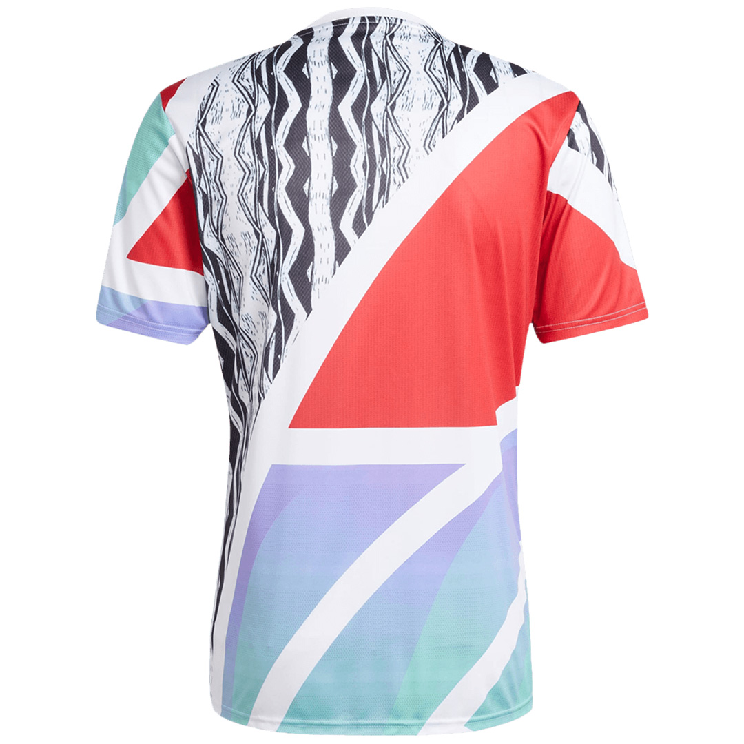 Arsenal 3 In 1 Multi-Colour Pre-Match Jersey 2024/25 (back view)