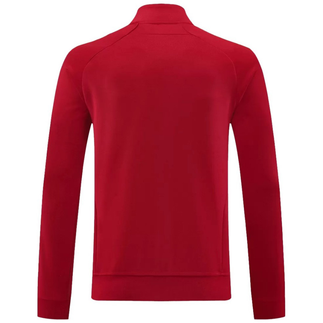 Arsenal Anthem Jacket Red 2025/26 (back view)
