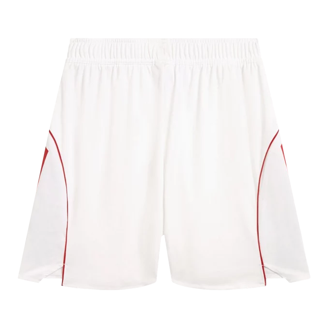 Arsenal Home Match Soccer Shorts Player Version 2025/26 (back view)