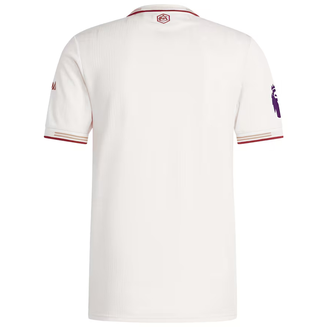 Arsenal Third Match Jersey Player Version 2025/26 (back view)