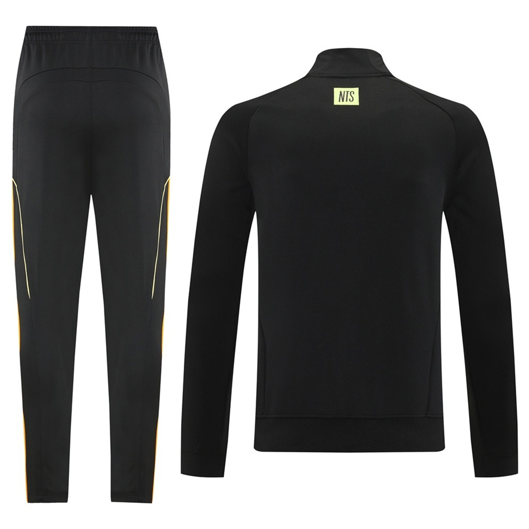 Arsenal Training Tracksuit Kit(Jacket+Pants) Black 2025/26 (back view)