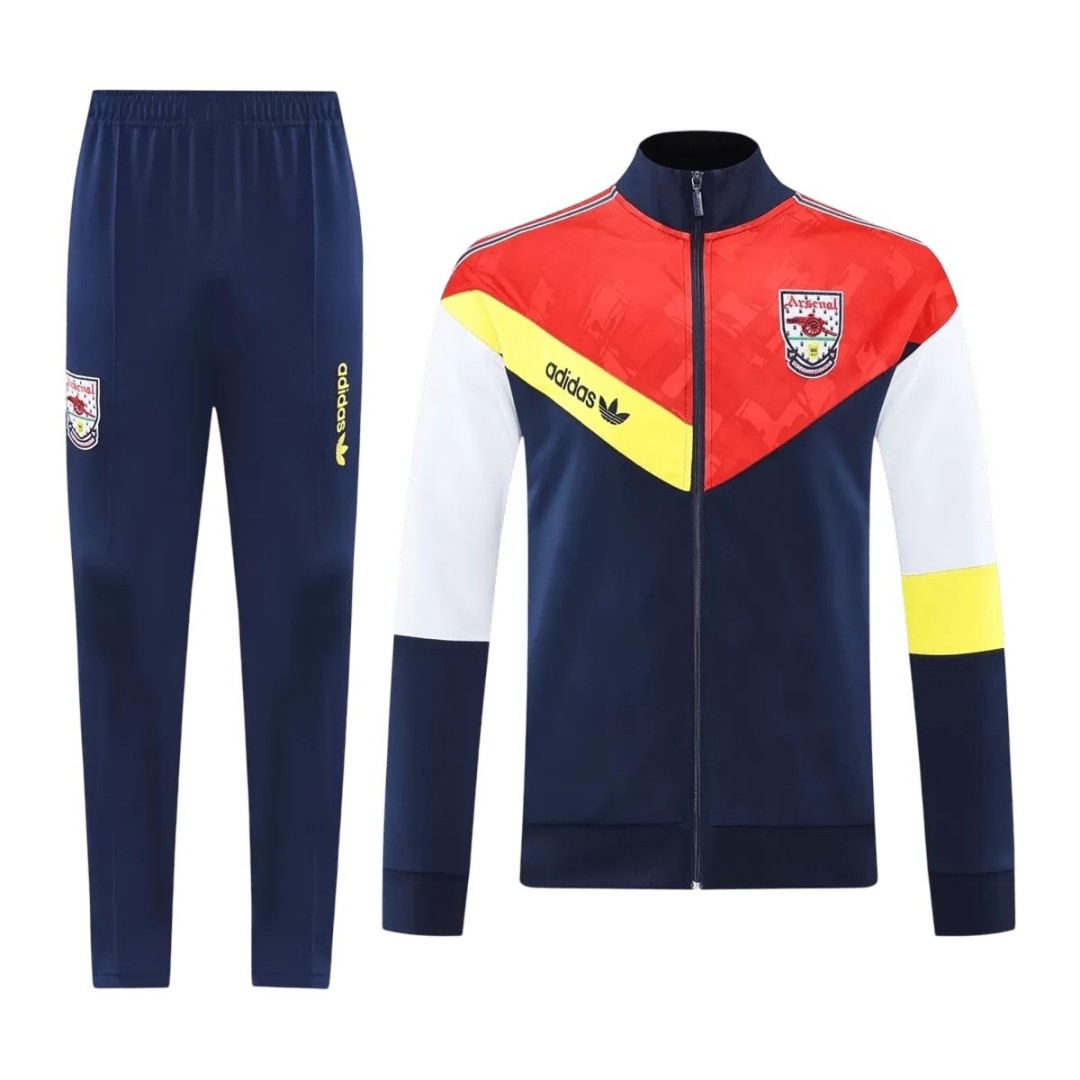Arsenal Training Tracksuit Kit(Jacket+Pants) Navy & Red 2025/26