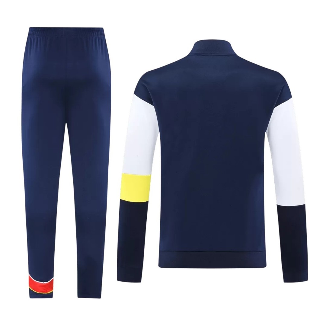 Arsenal Training Tracksuit Kit(Jacket+Pants) Navy & Red 2025/26 (back view)