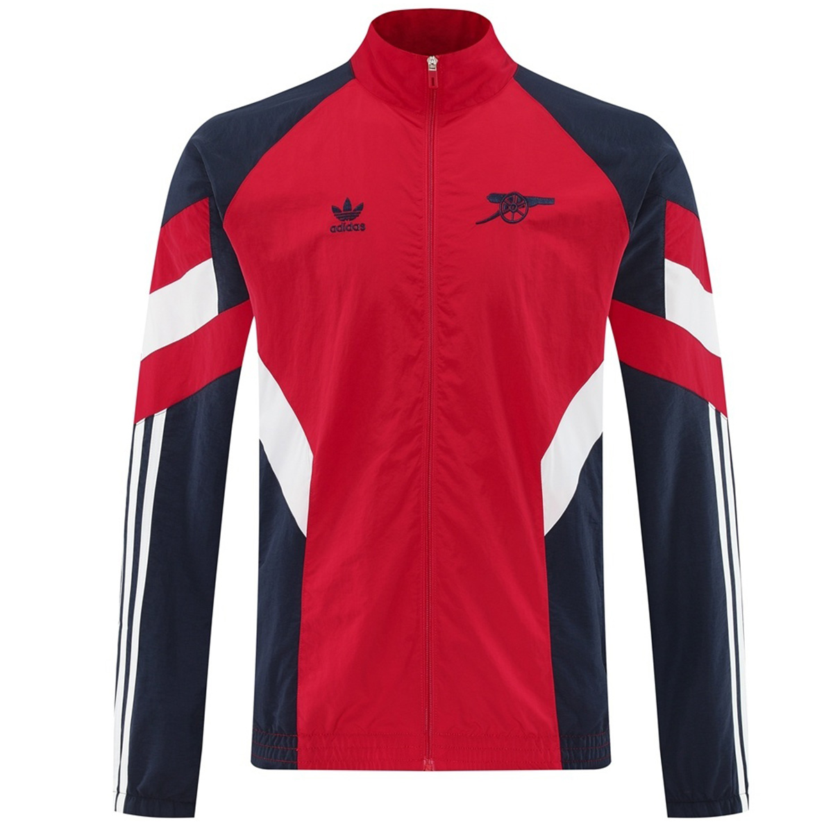 Arsenal Windbreaker Jacket Red 2025/26 (back view)