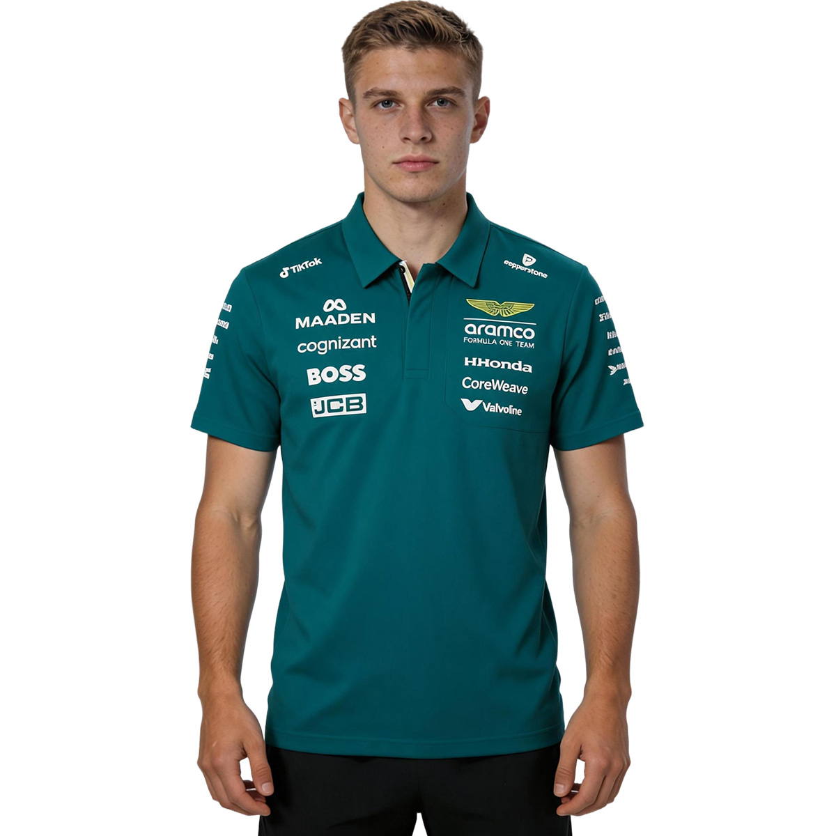 Aston Martin Aramco Cognizant F1 Racing Team Polo Shirt 2026