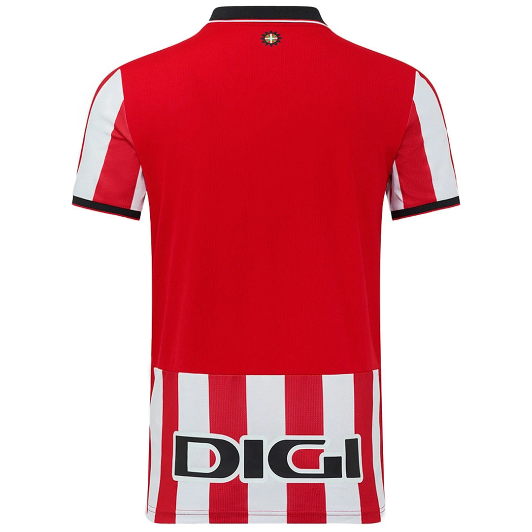 Athletic Bilbao Home Jersey 2025/26 (back view)