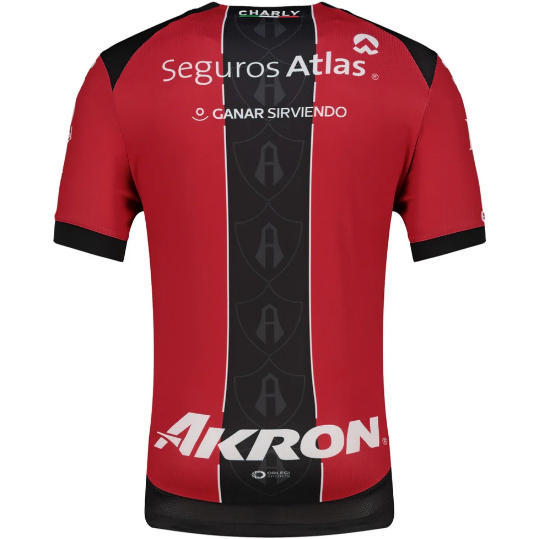 Atlas de Guadalajara Home Jersey 2025/26 (back view)