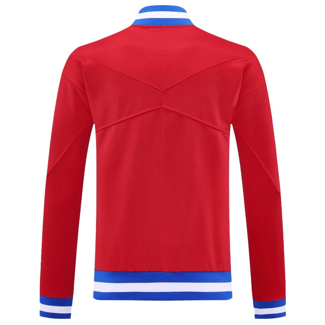 Atletico Madrid Anthem Jacket Red 2025/26 (back view)