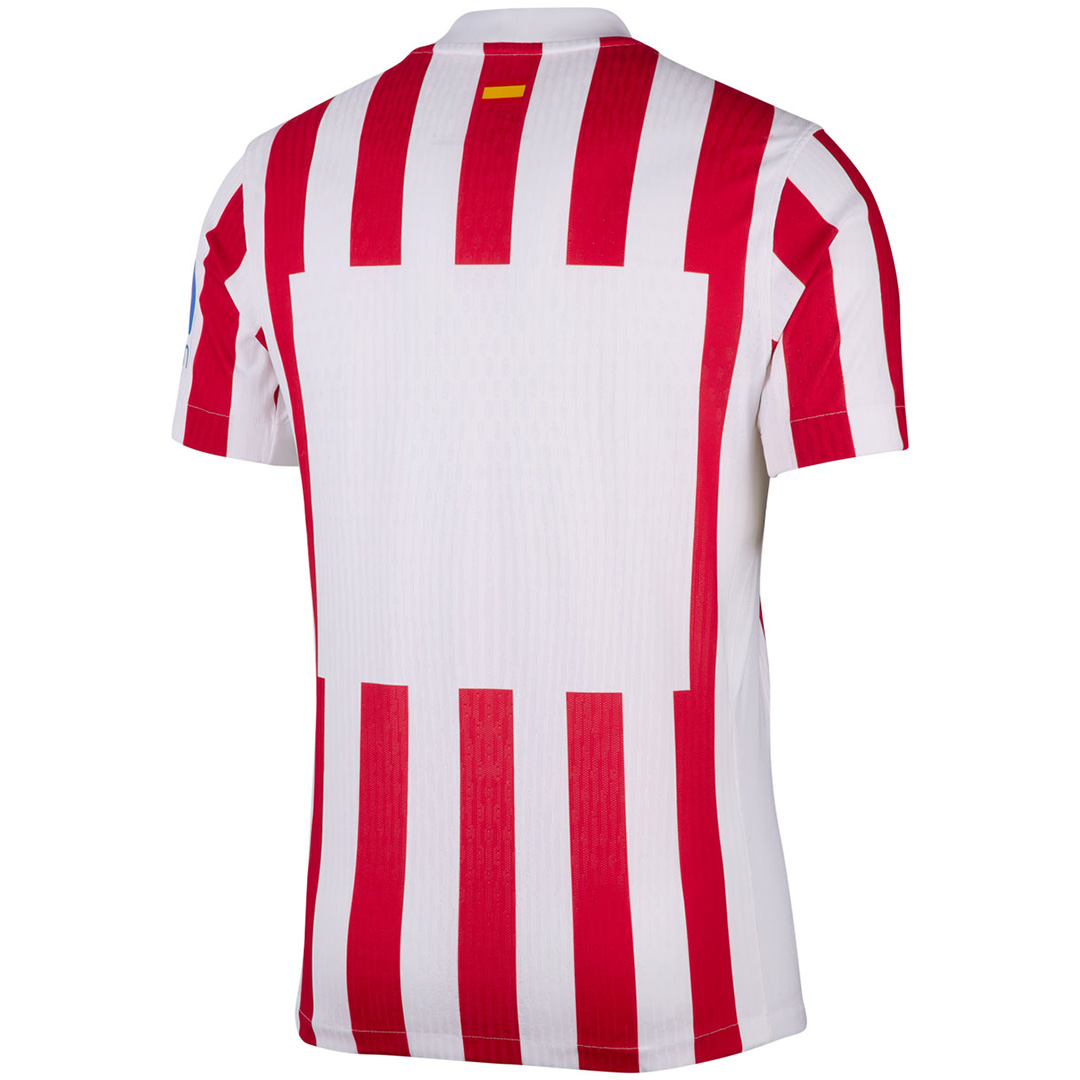 Atletico Madrid Home Match Jersey Player Version 2025/26 (back view)