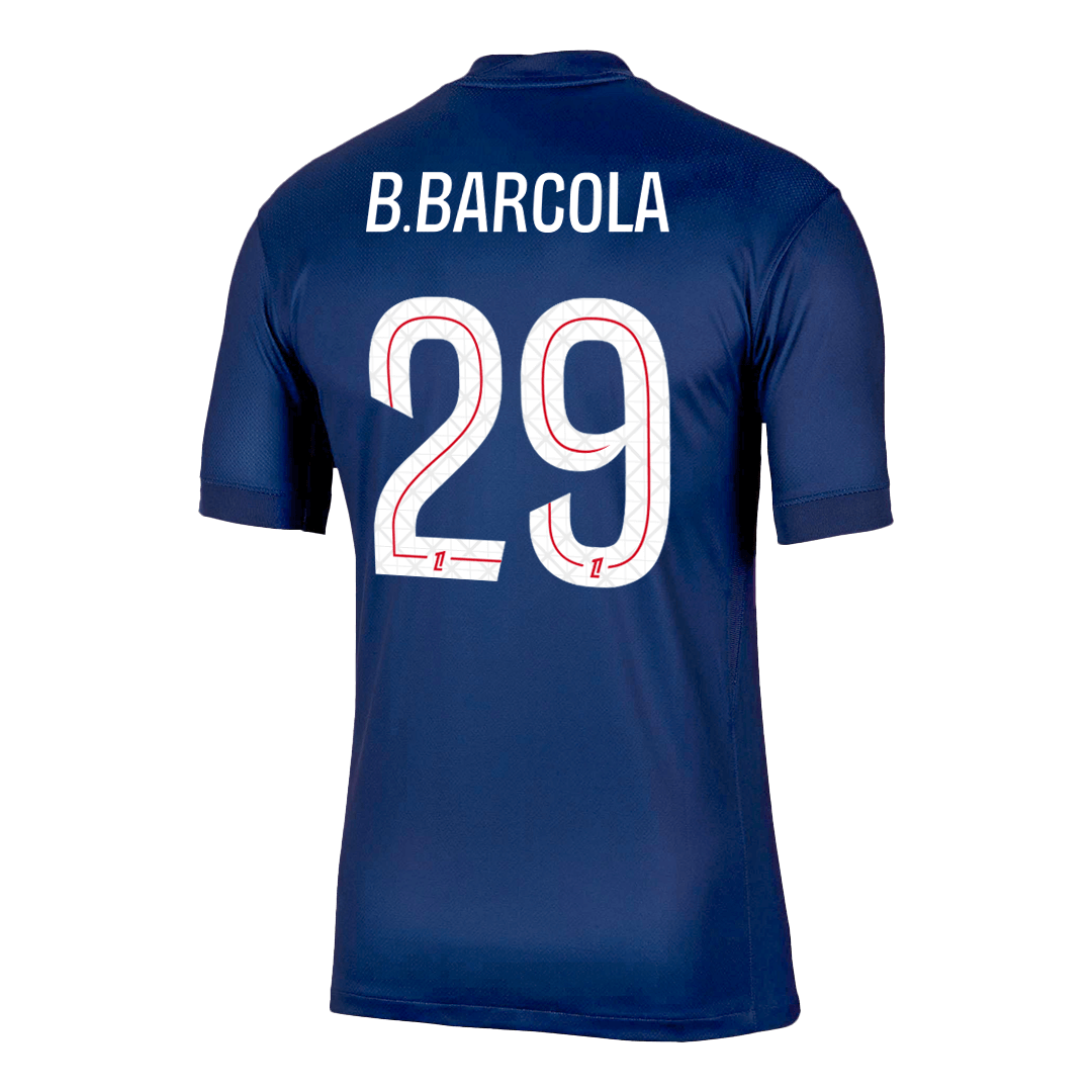 B.BARCOLA #29 PSG Home Jersey 2025/26