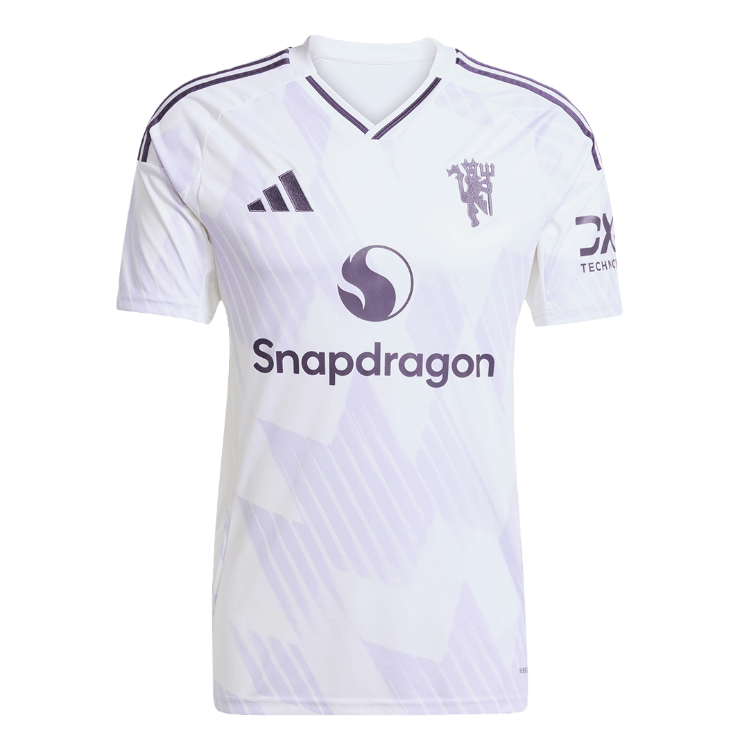 B.FERNANDES #8 Manchester United Away Jersey 2025/26 (back view)