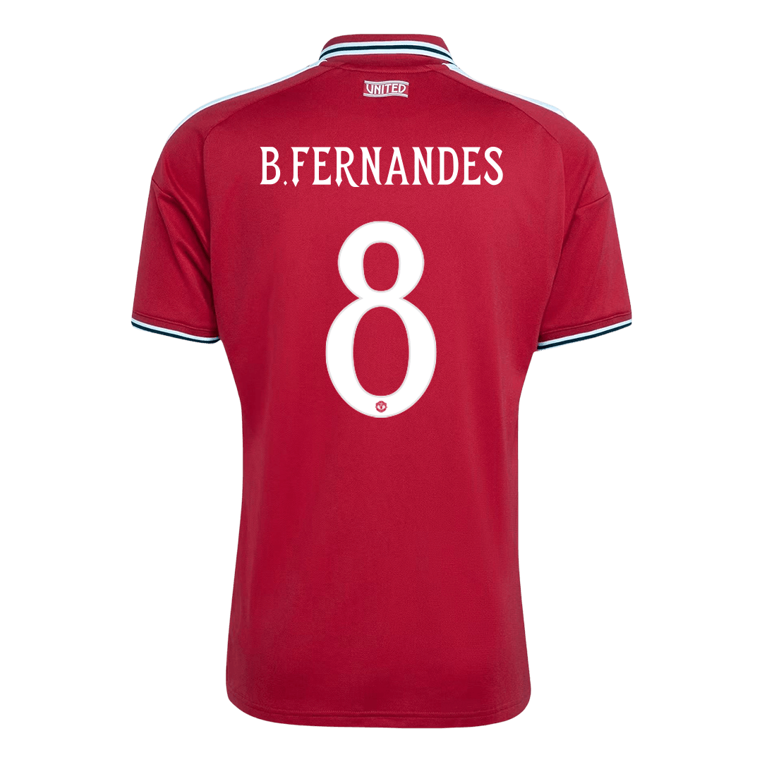 B.FERNANDES #8 Manchester United Home Jersey 2026/27 (back view)