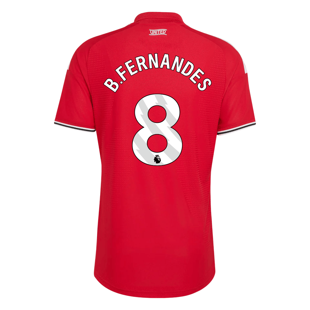 B. FERNANDES #8 Manchester United Home Match Jersey Player Version 2026/27 (back view)