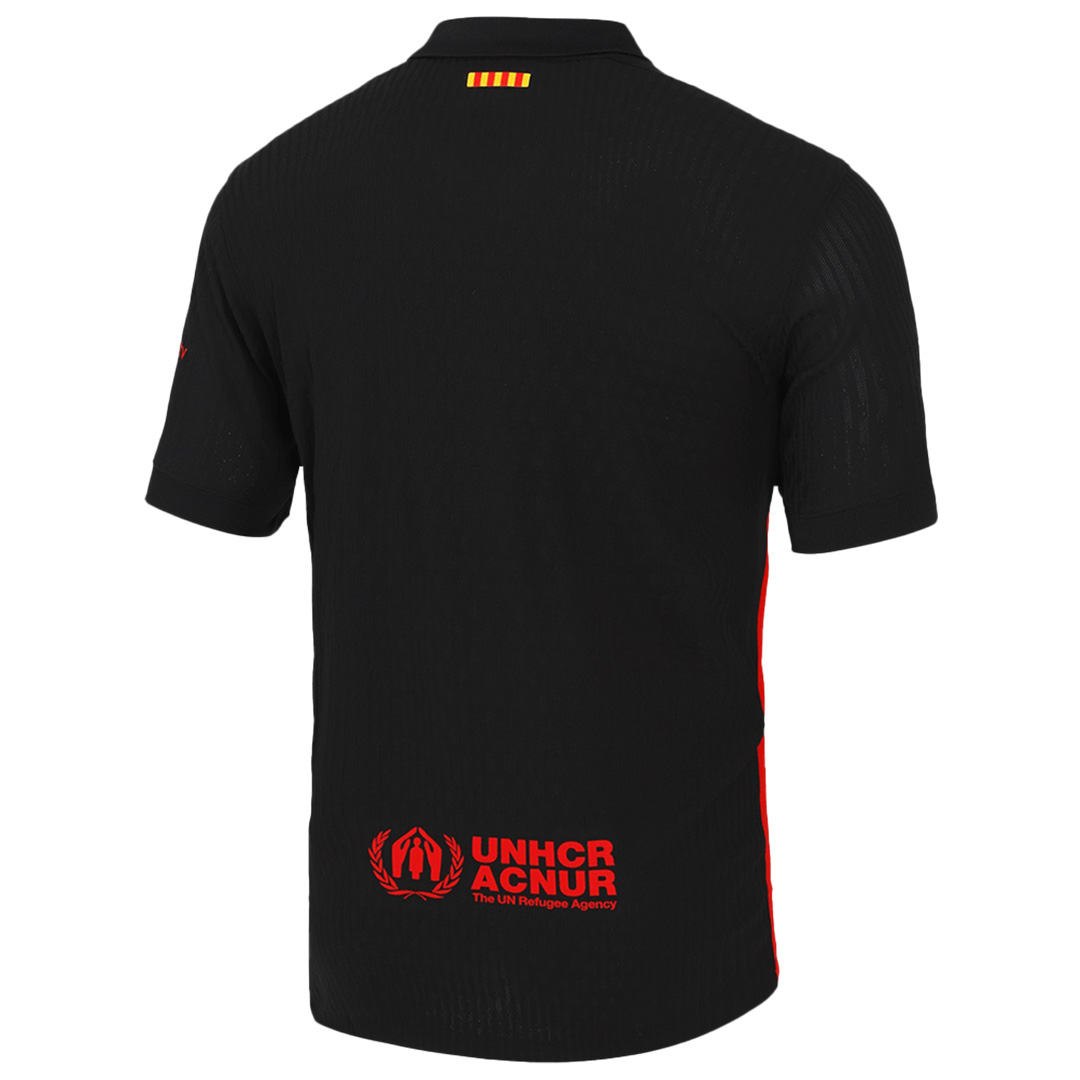Barcelona Away Jersey Player Version 2024/25 (back view)