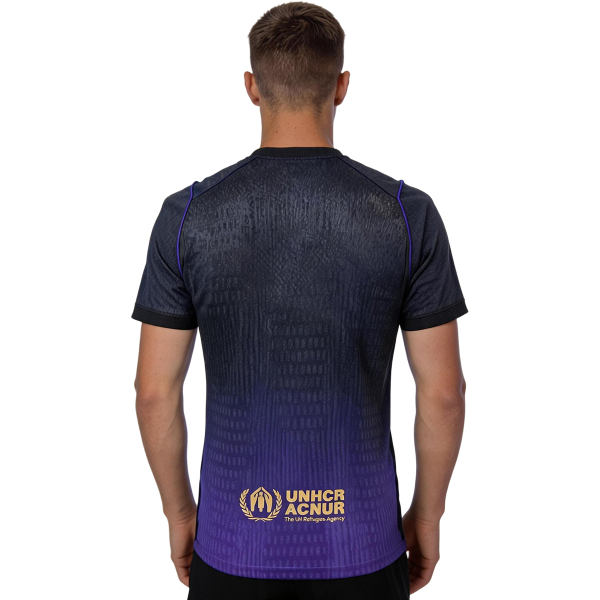Barcelona Away Match Jersey Player Version 2026/27 (back view)