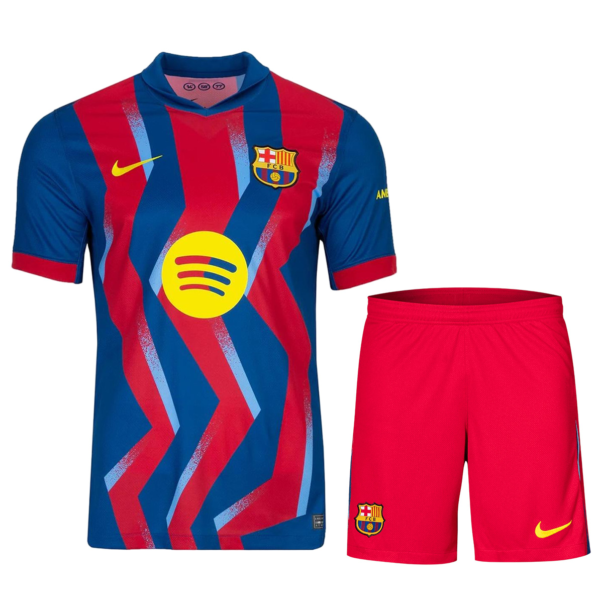 Barcelona Fourth 'El Clásico' Jersey Kit 2025/26 (back view)