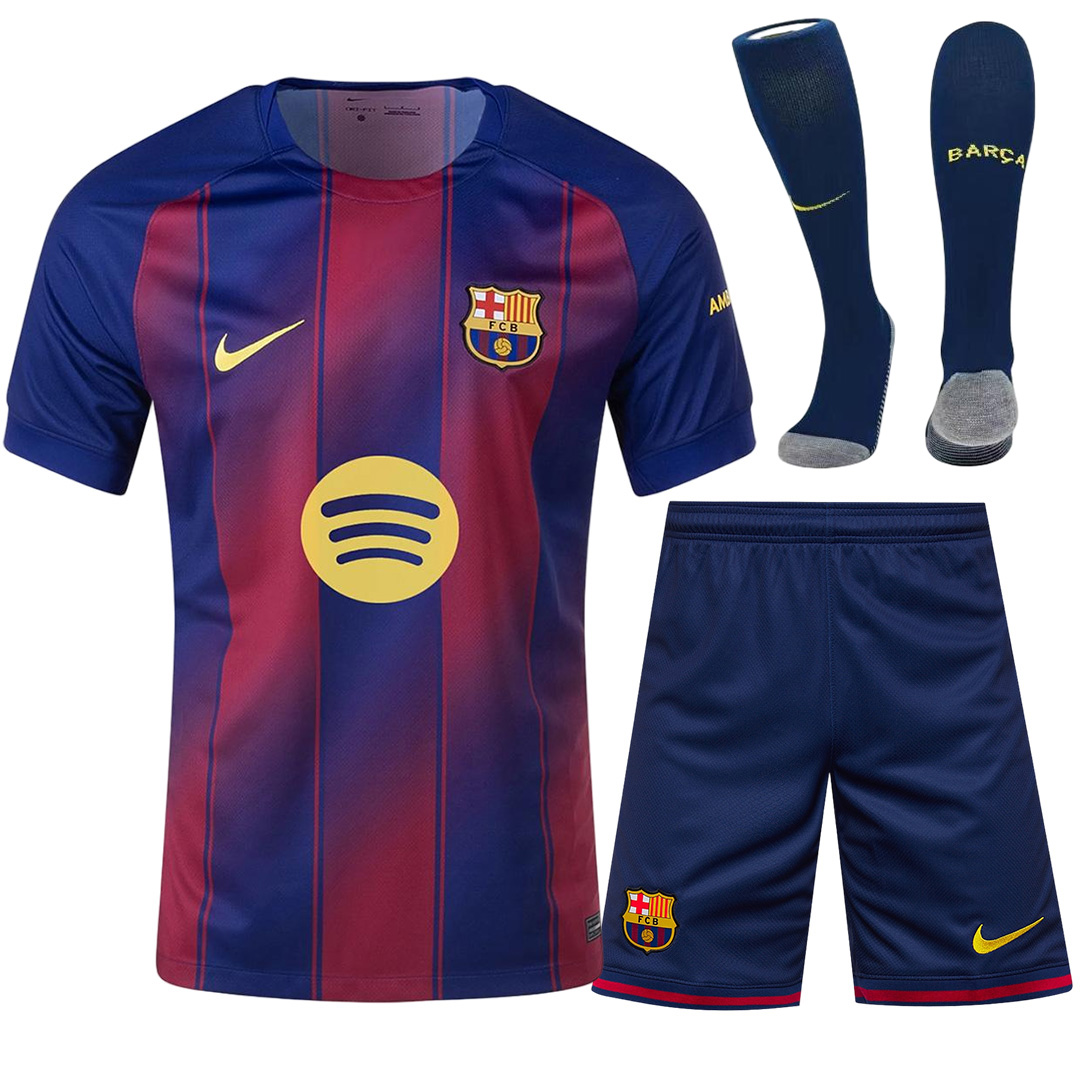 Barcelona Home Jersey Full Kit 2025/26