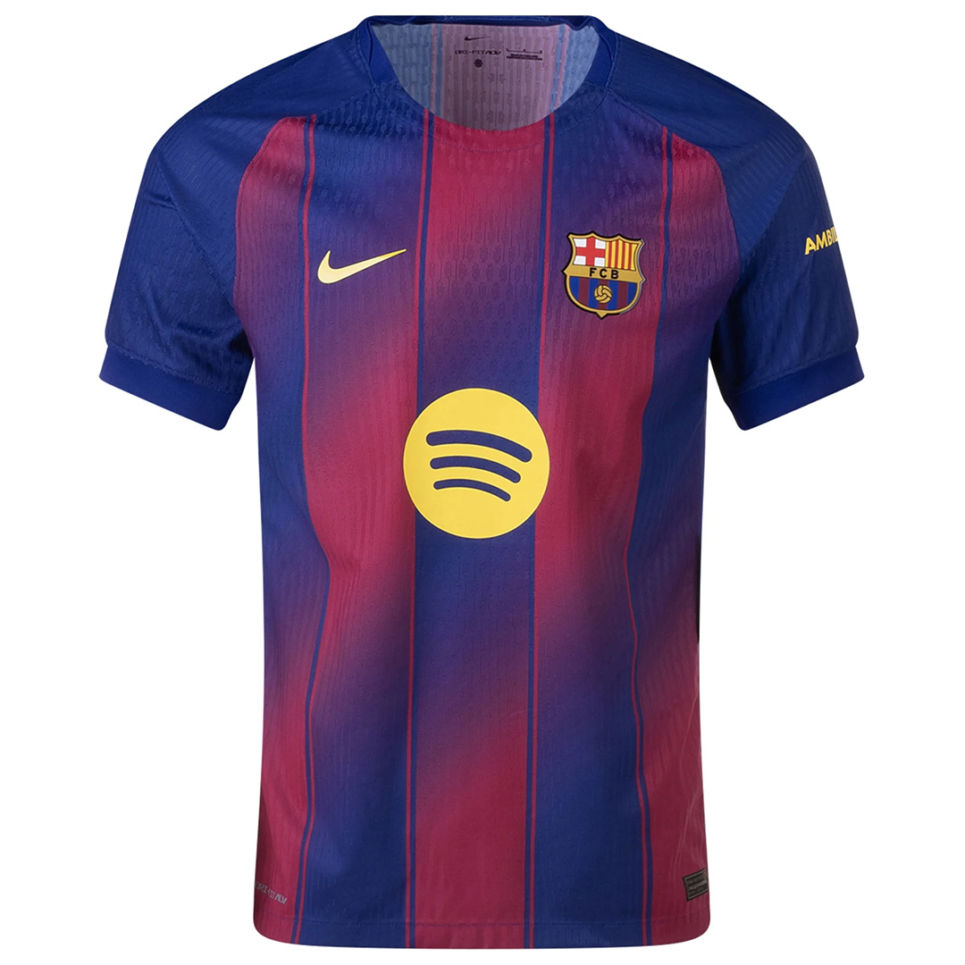 Barcelona Home Match Jersey Player Version 2025/26 (back view)