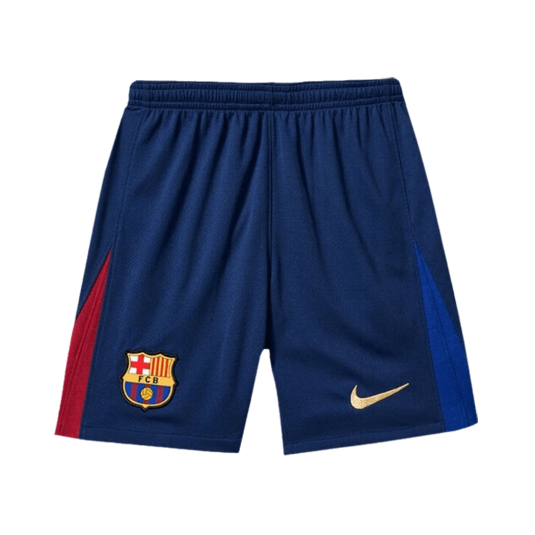Barcelona Home Soccer Shorts (back view)