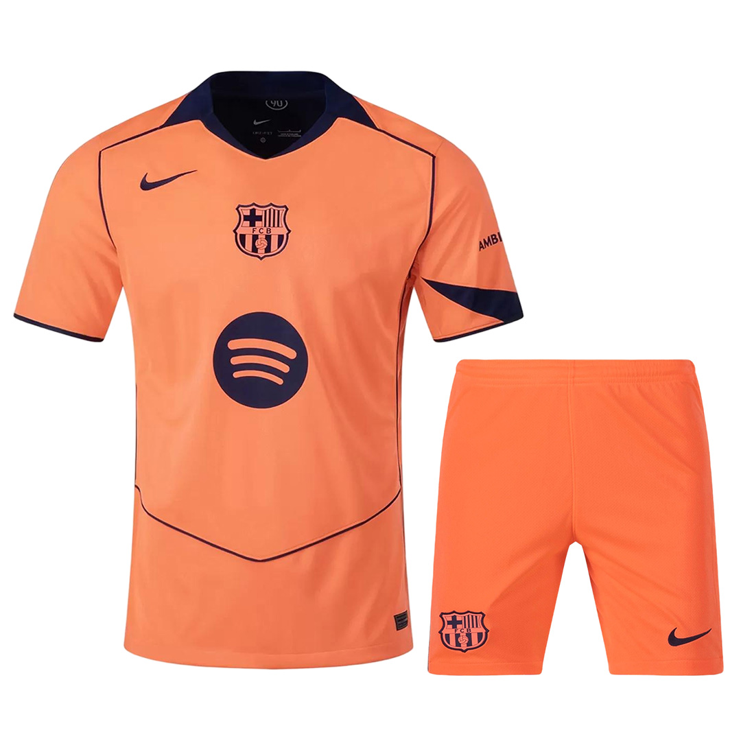 Barcelona Third Jersey Kit 2025/26 (back view)