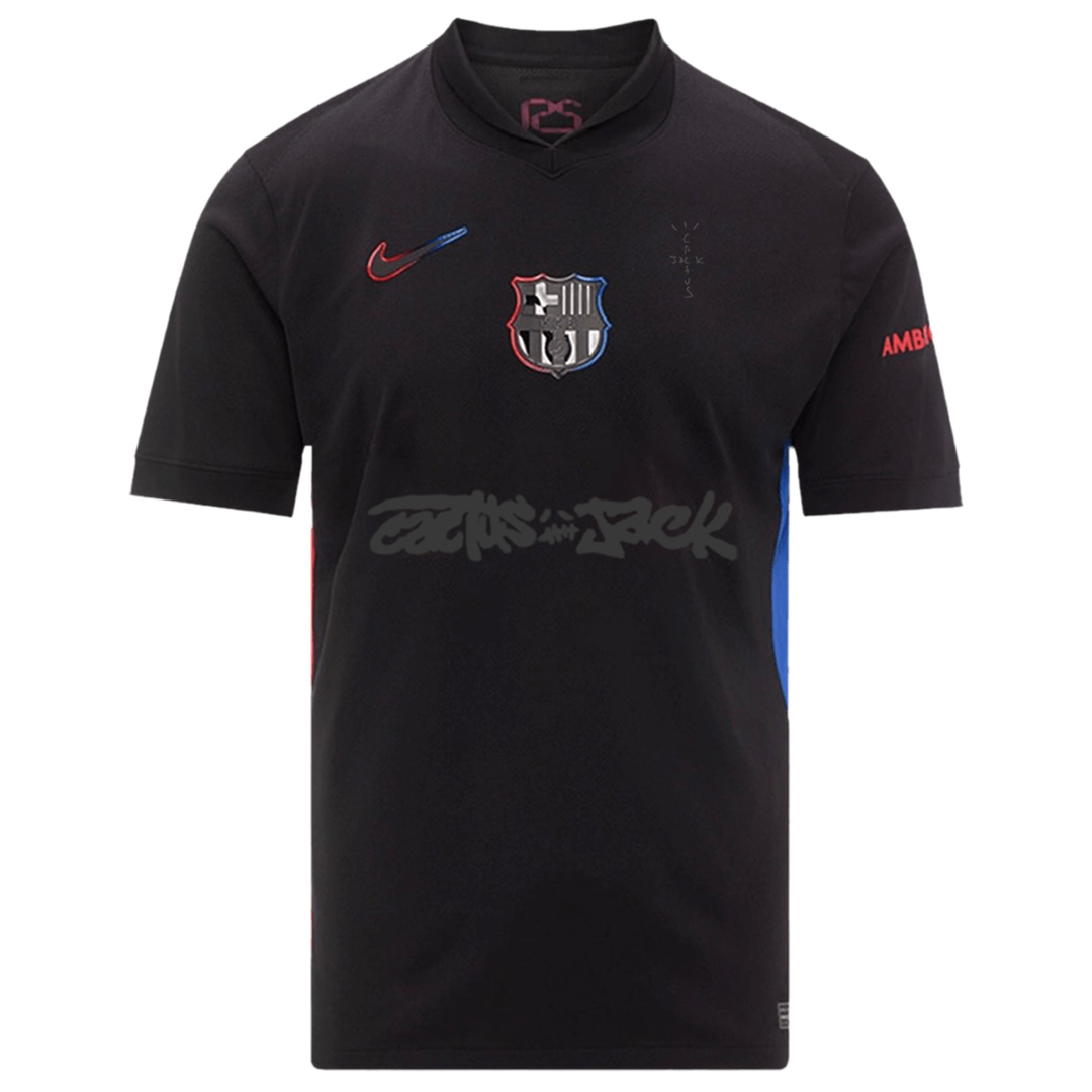 Barcelona x Travis Scott Away Match Jersey 2024/25 (back view)