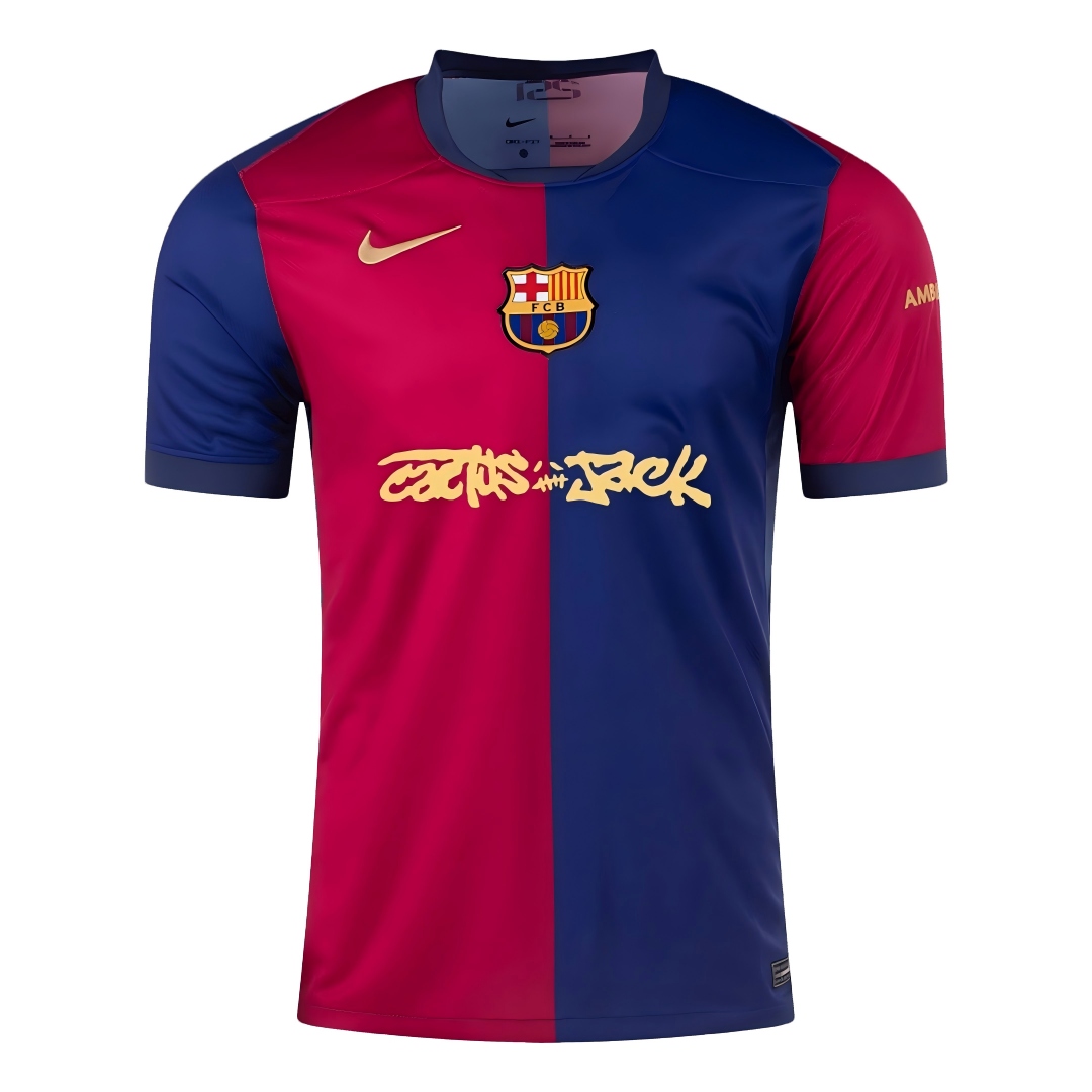 Barcelona x Travis Scott Cactus Jack Home Jersey 2024/25