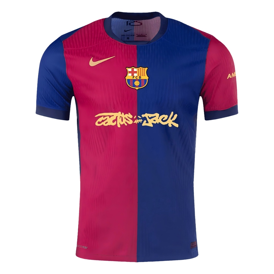 Barcelona x Travis Scott Cactus Jack Home Match Jersey 2024/25