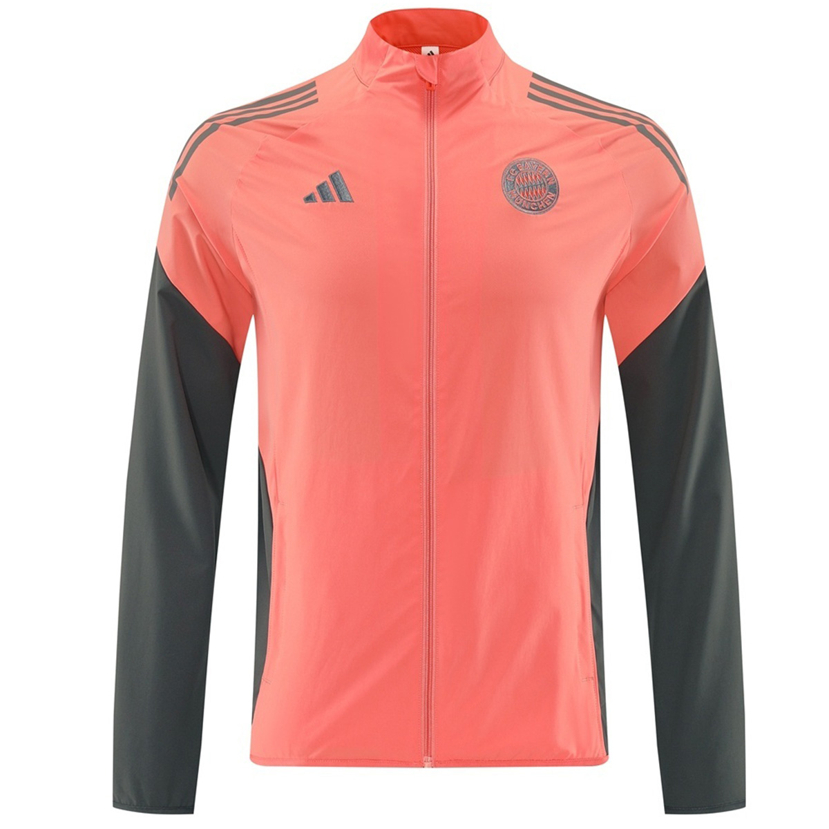 Bayern Munich Windbreaker Jacket Red 2025/26 (back view)