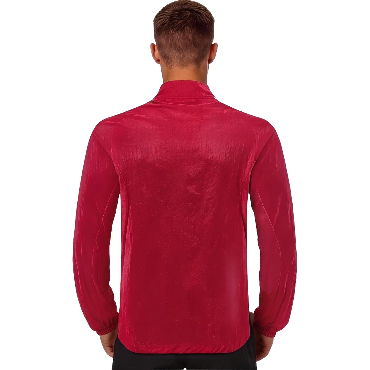 Bayern Munich Windbreaker Jacket Red 2026/27 (back view)