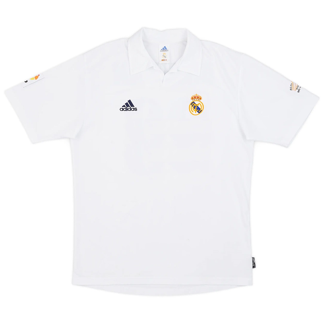 BECKHAM #23 Retro Real Madrid Centenary Home Jersey 2002/03 (back view)