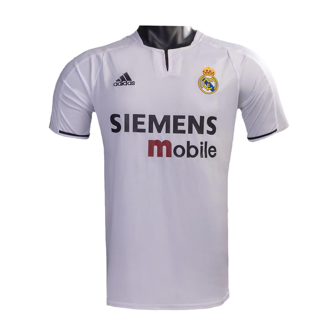 BECKHAM #23 Retro Real Madrid Home Jersey 2003/04 (back view)