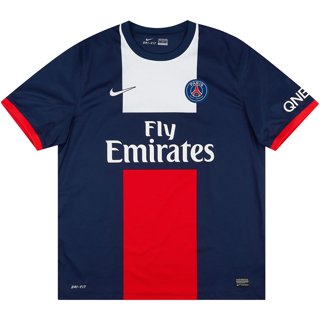 BECKHAM #32 Retro PSG Home Jersey 2013/14 (back view)