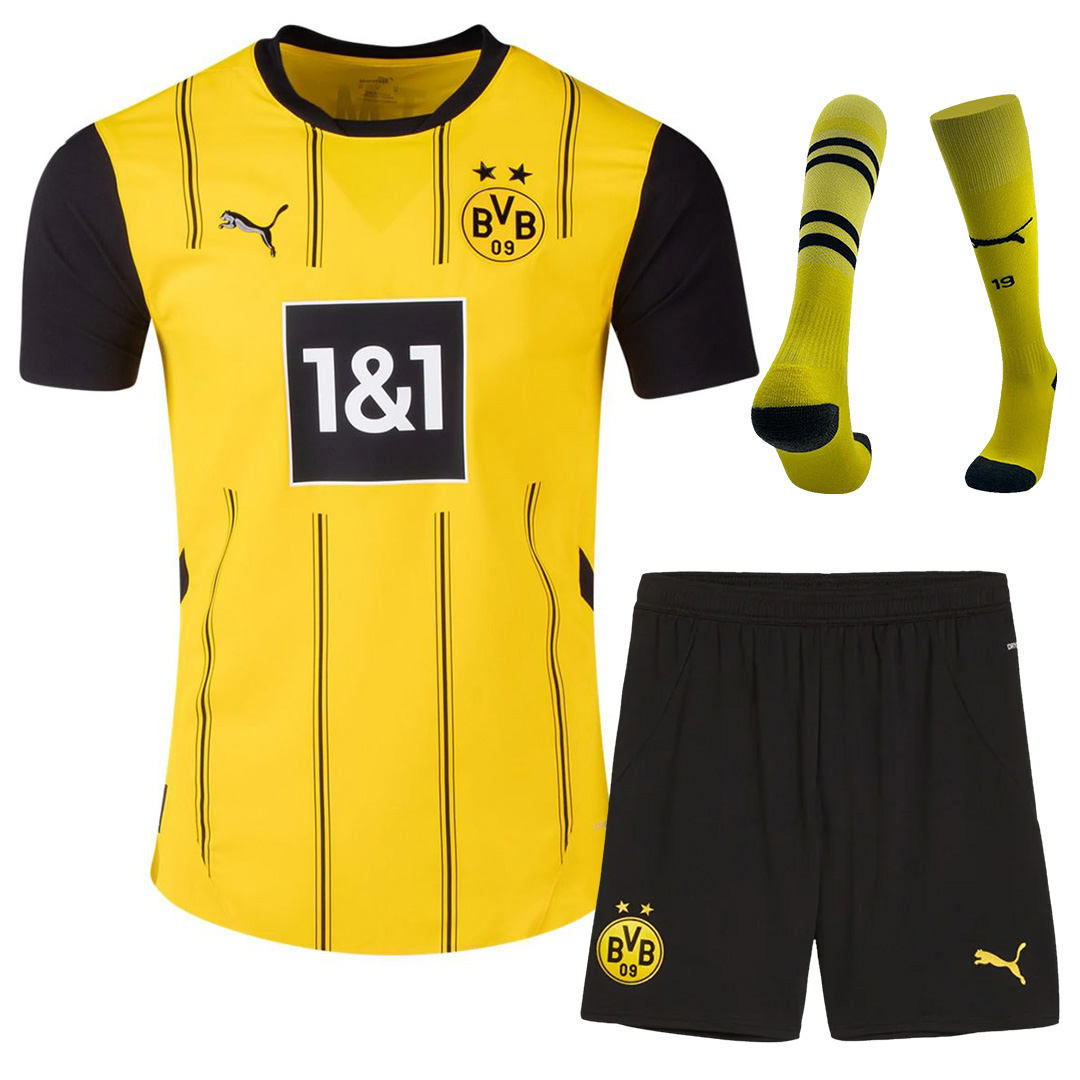 Borussia Dortmund Home Full Kit 2024/25 (back view)