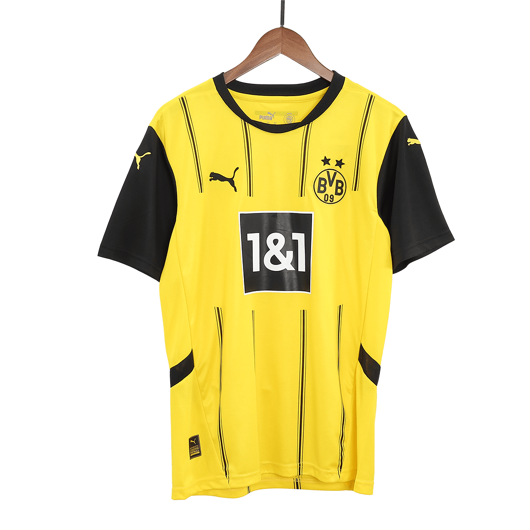 Borussia Dortmund Home Jersey Kit 2024/25 (back view)
