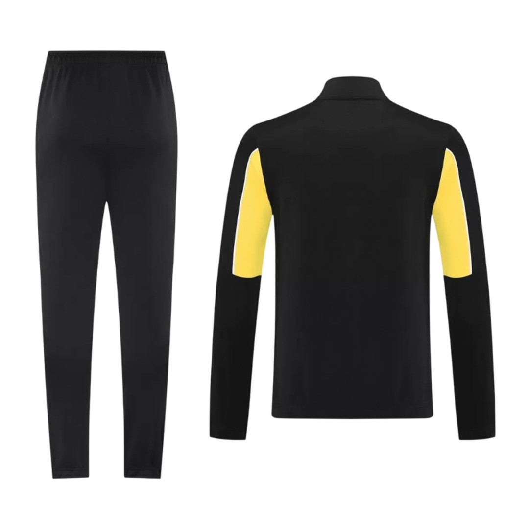 Borussia Dortmund Training Tracksuit Kit(Jacket+Pants) Yellow 2025/26 (back view)