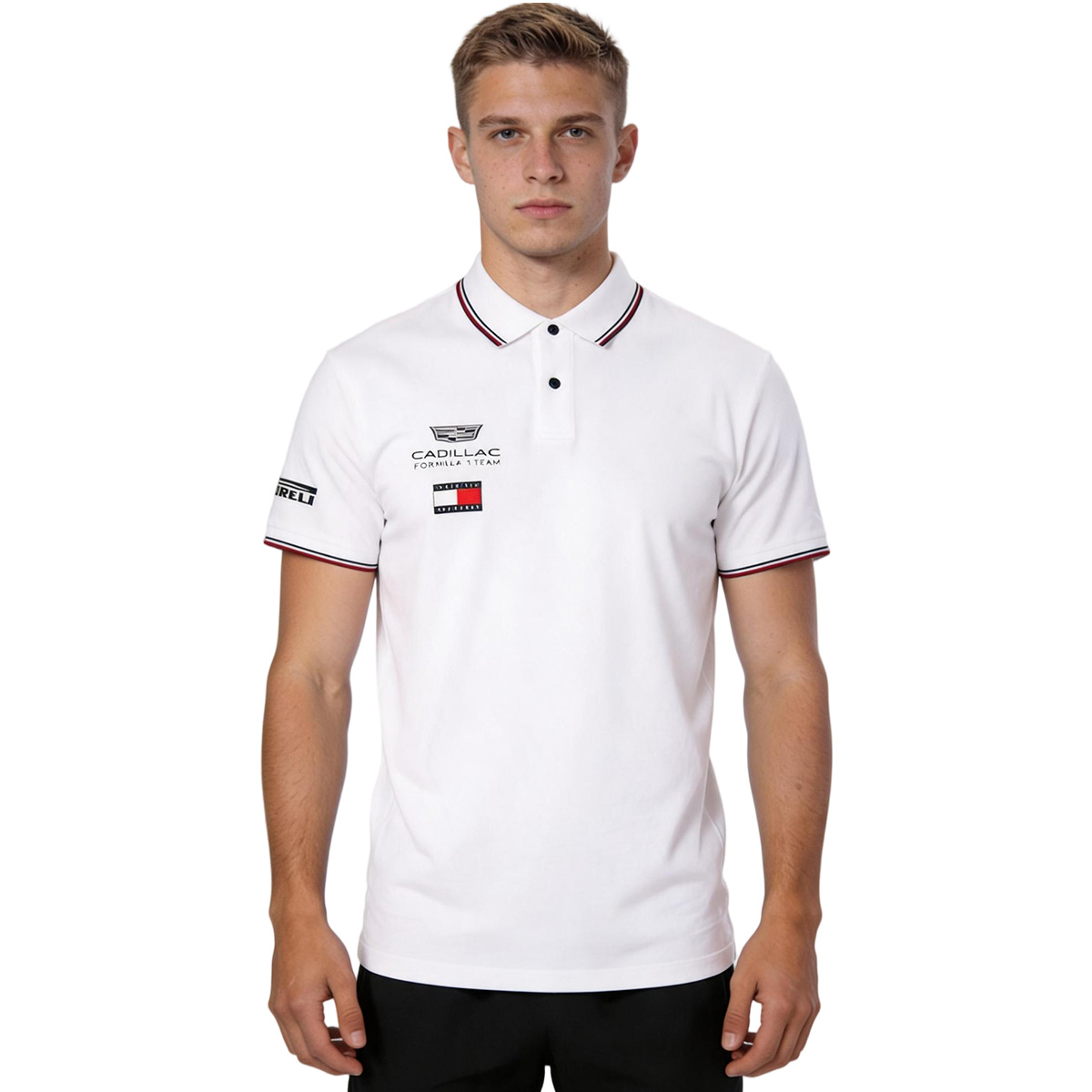 Cadillac F1 Racing Team White Polo Shirt 2026
