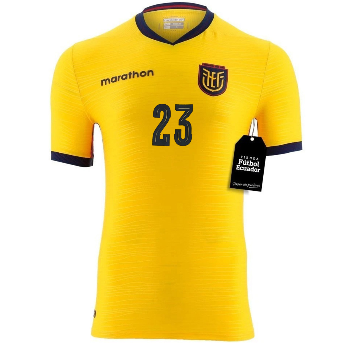 Caicedo #23 Ecuador Home Jersey World Cup 2026 (back view)