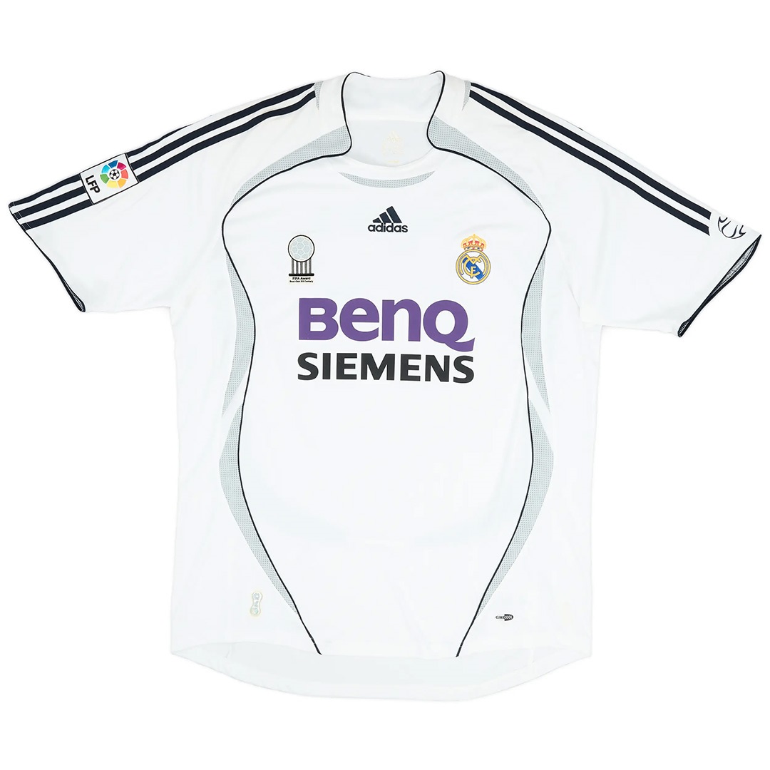 CANNAVARO #5 Retro Real Madrid Home Jersey 2006/07 (back view)