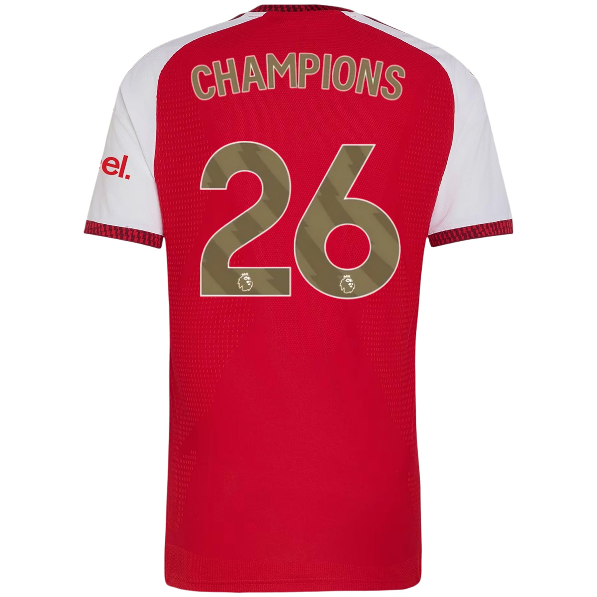 CHAMPIONS #26 Arsenal Home Match Jersey Player Version 2026/27