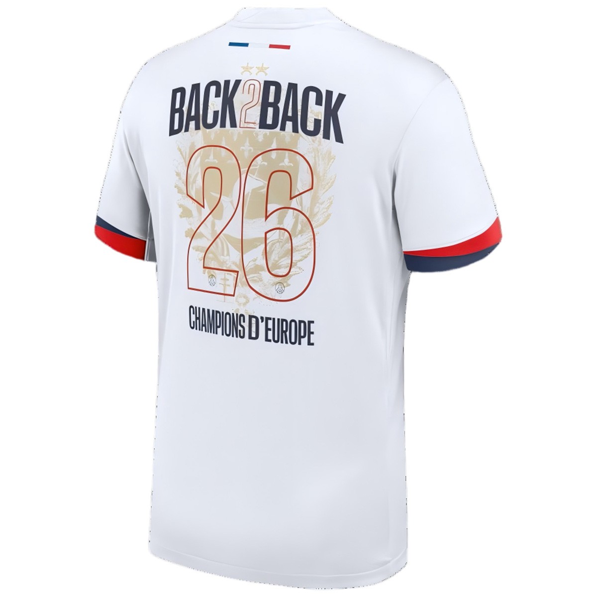 Champions of Europe #26 PSG Away Jersey 2025/26 - 2 Stars