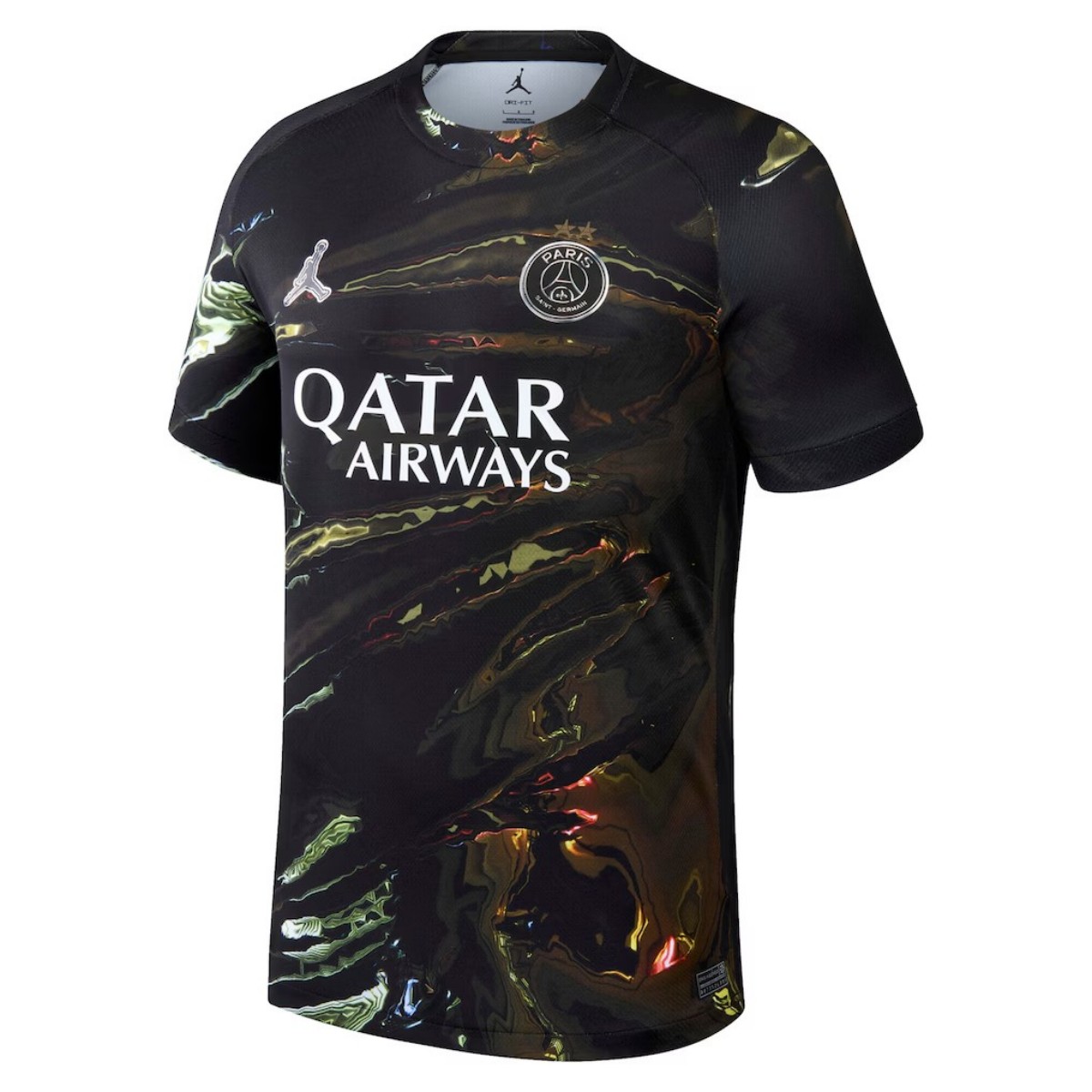 Champions of Europe #26 PSG Fifth Jersey Night Edition 2025/26 - 2 Stars (back view)