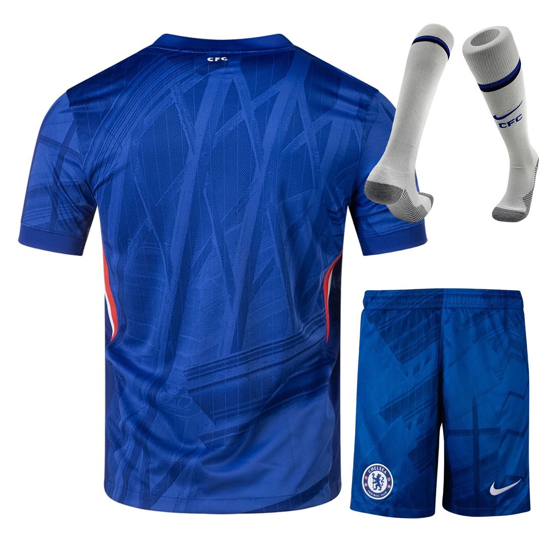 Chelsea Home Jersey Full Kit 2025/26 (back view)