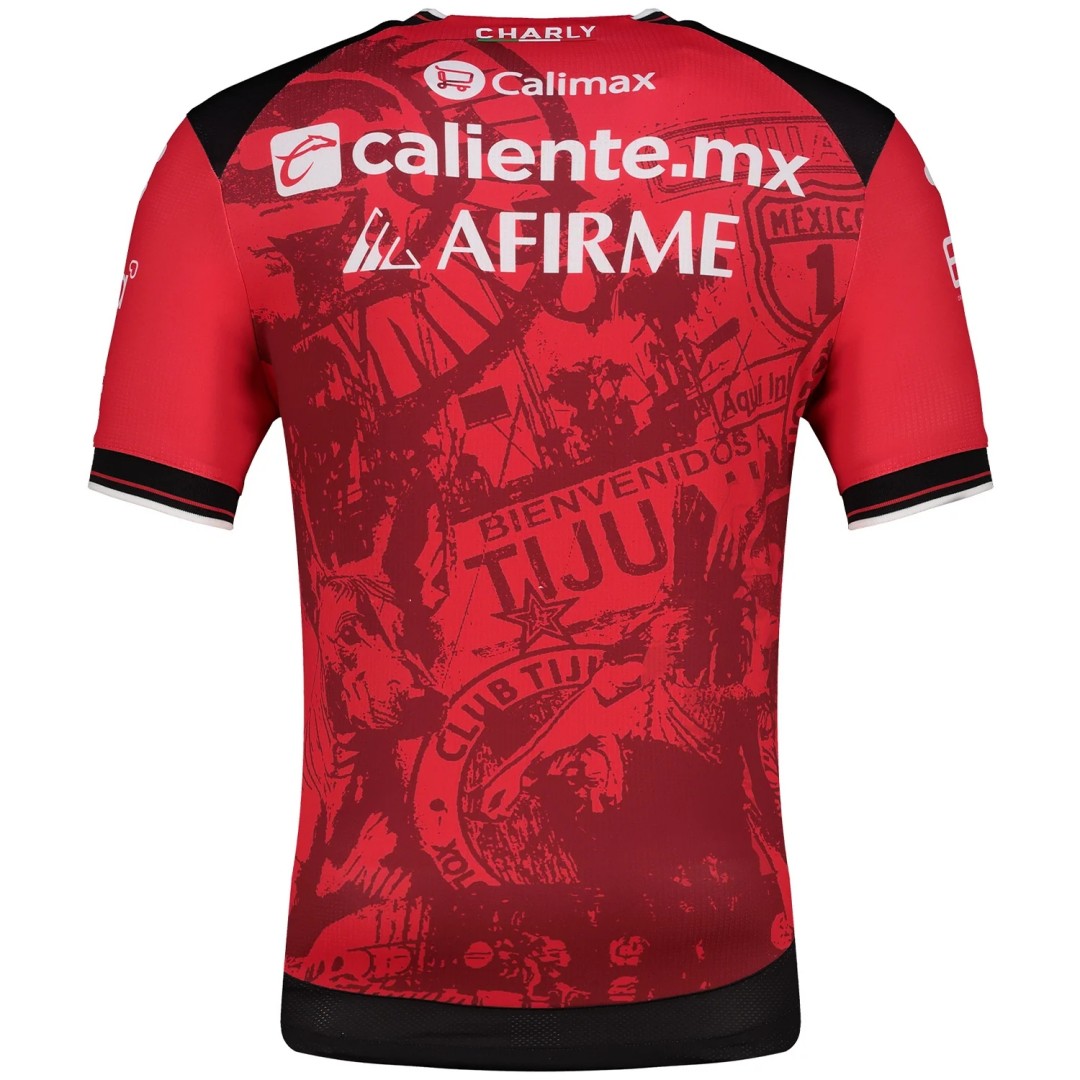 Club Tijuana Home Jersey 2025/26 (back view)