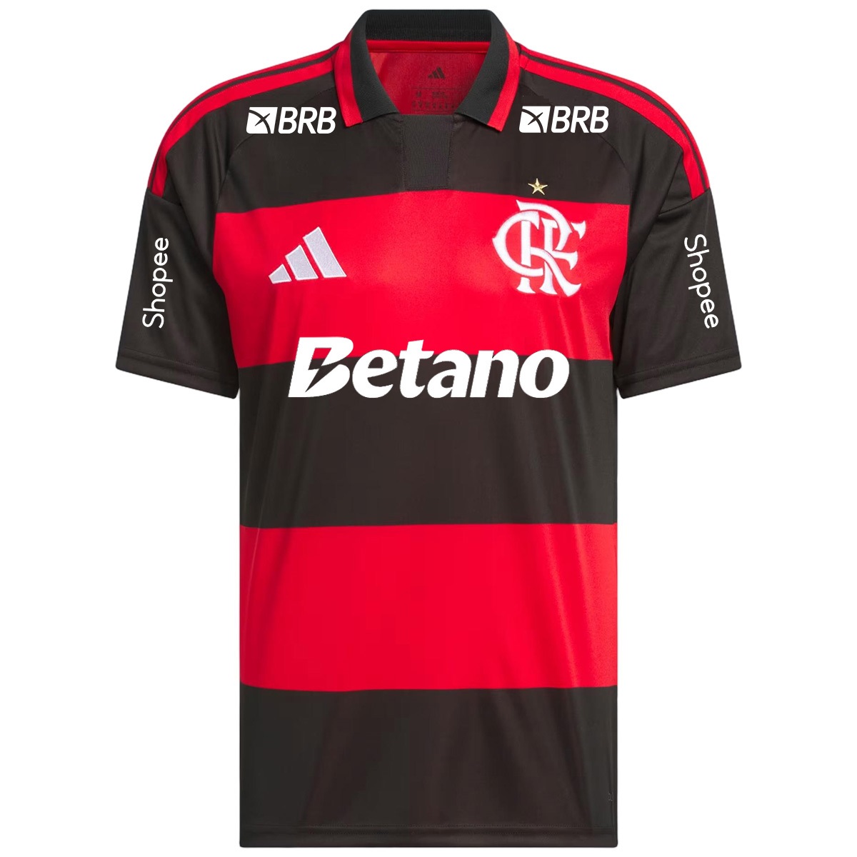 CR Flamengo Home Jersey 2026 (back view)