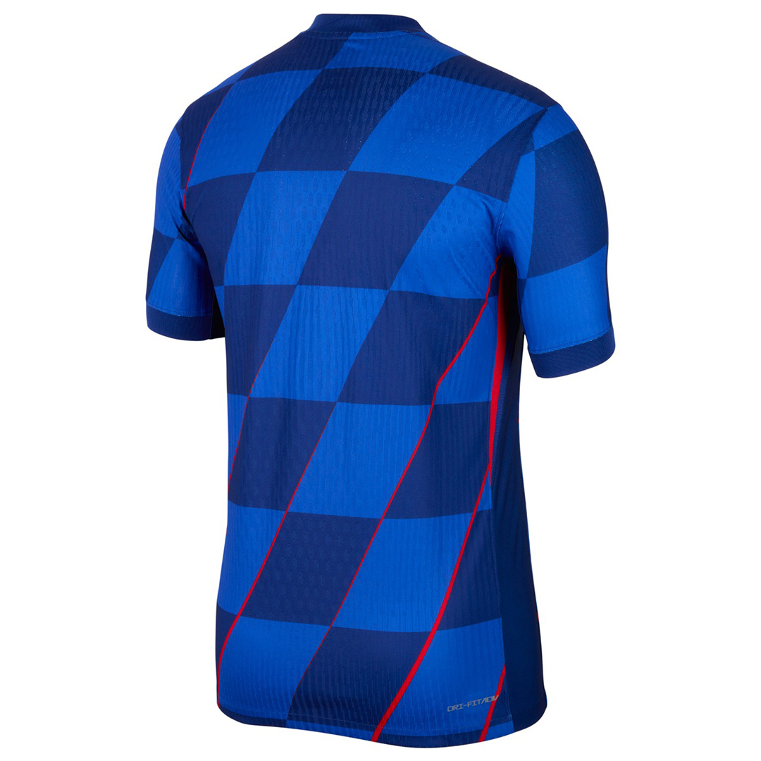 Croatia Away Match Jersey Player Version Euro 2024 (back view)