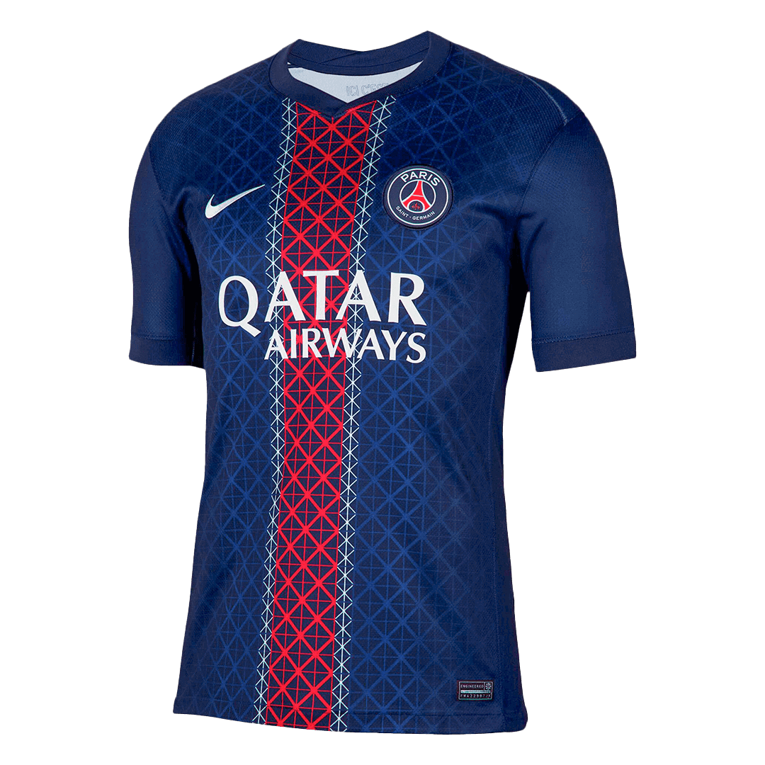 D.DOUÉ #14 PSG Home Jersey 2025/26 (back view)